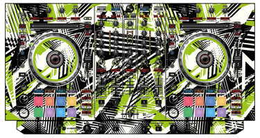 Pioneer DJ DDJ SX Skin Spike Green